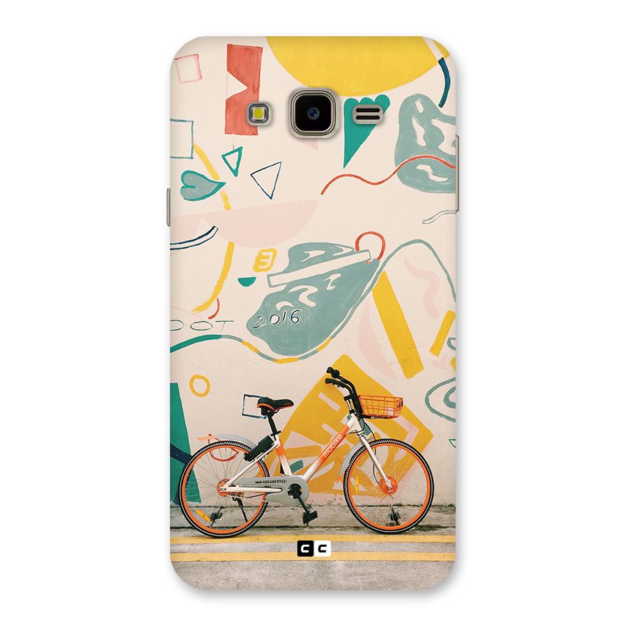 Street Art Bicycle Back Case for Galaxy J7 Nxt