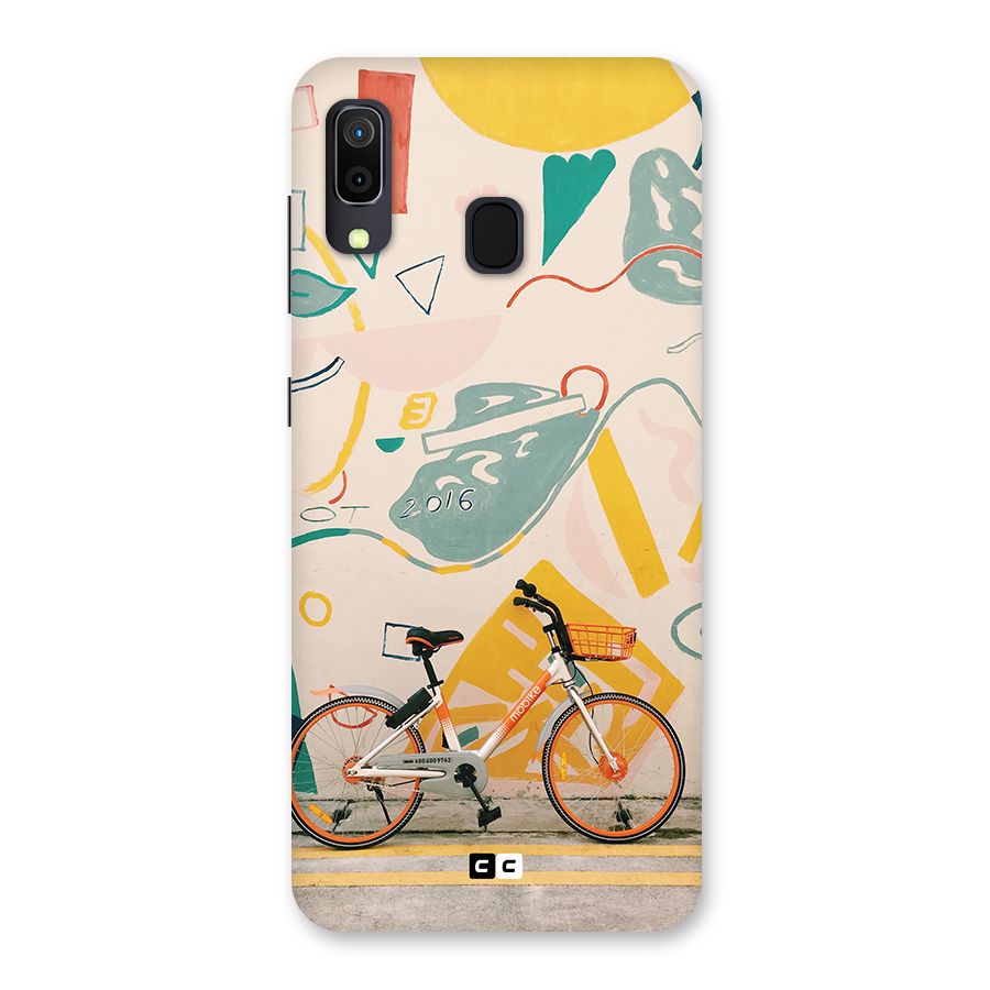 Street Art Bicycle Back Case for Galaxy M10s