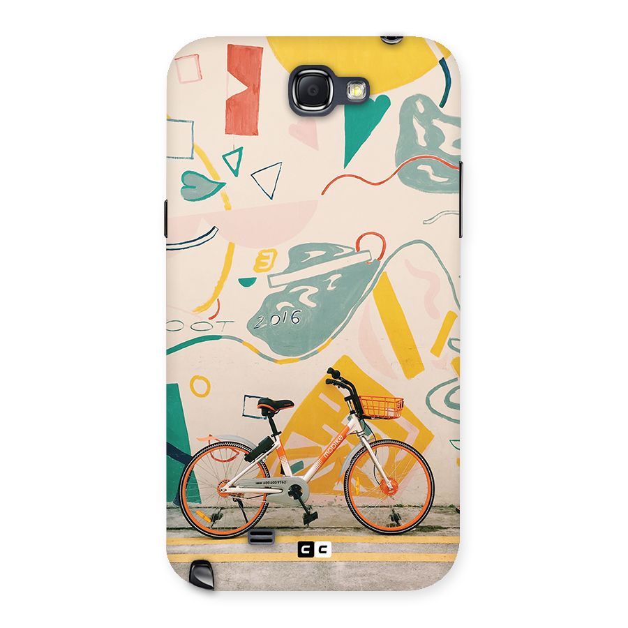 Street Art Bicycle Back Case for Galaxy Note 2