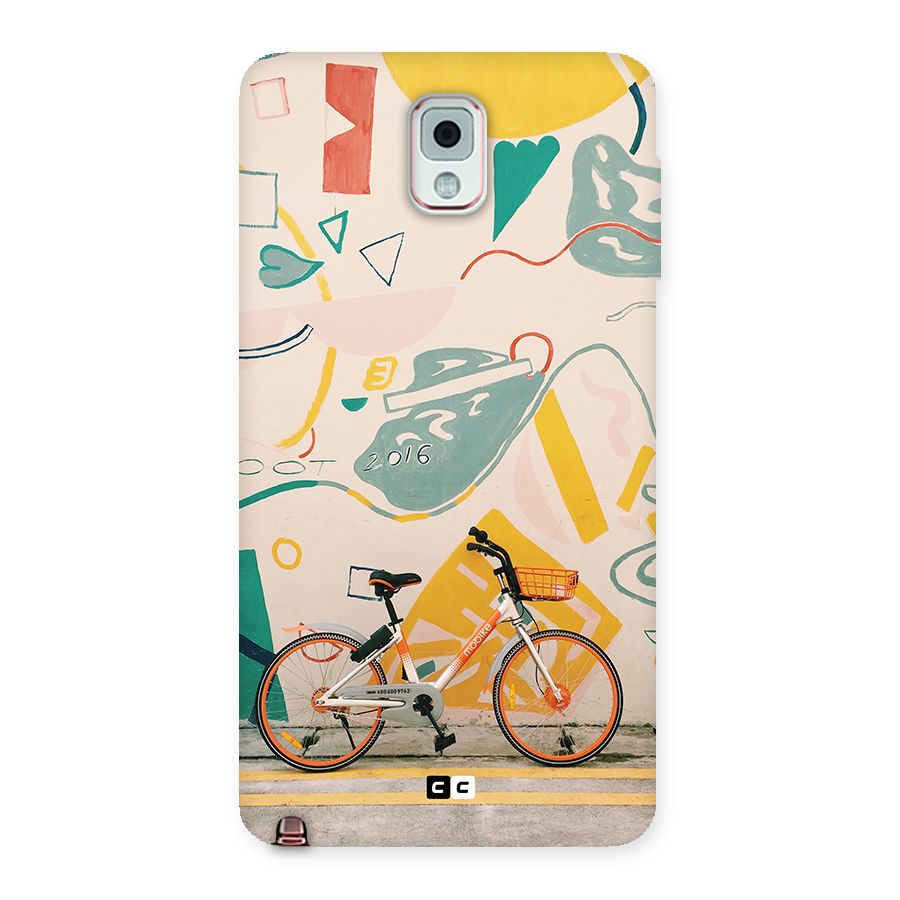 Street Art Bicycle Back Case for Galaxy Note 3