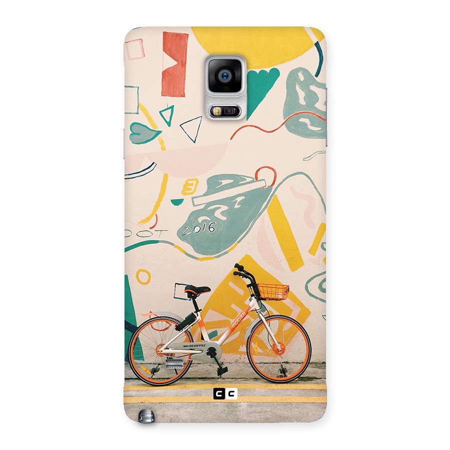 Street Art Bicycle Back Case for Galaxy Note 4