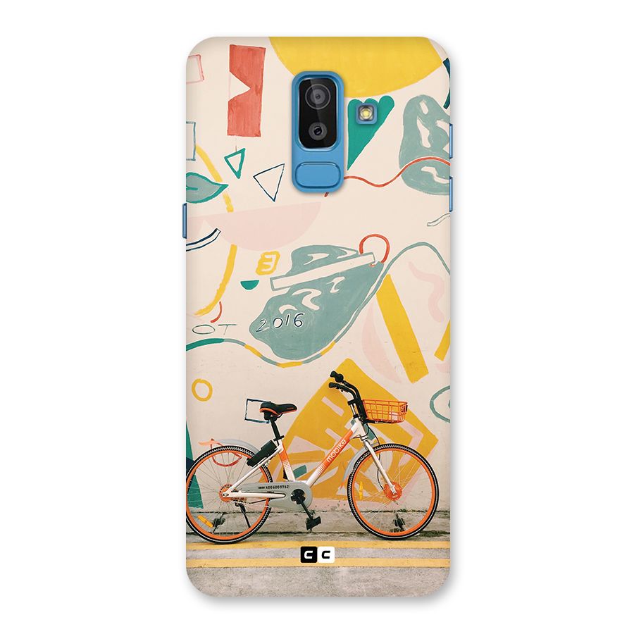 Street Art Bicycle Back Case for Galaxy On8 (2018)