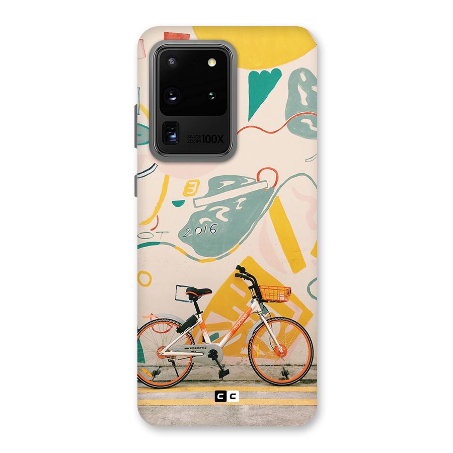 Street Art Bicycle Back Case for Galaxy S20 Ultra