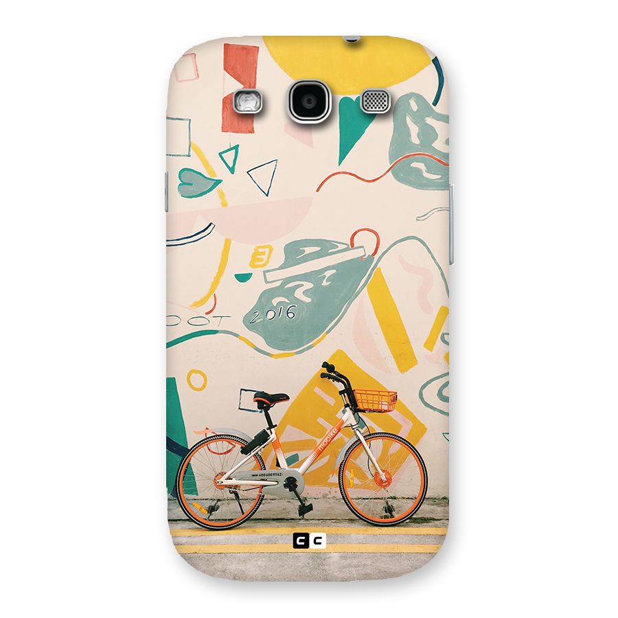 Street Art Bicycle Back Case for Galaxy S3