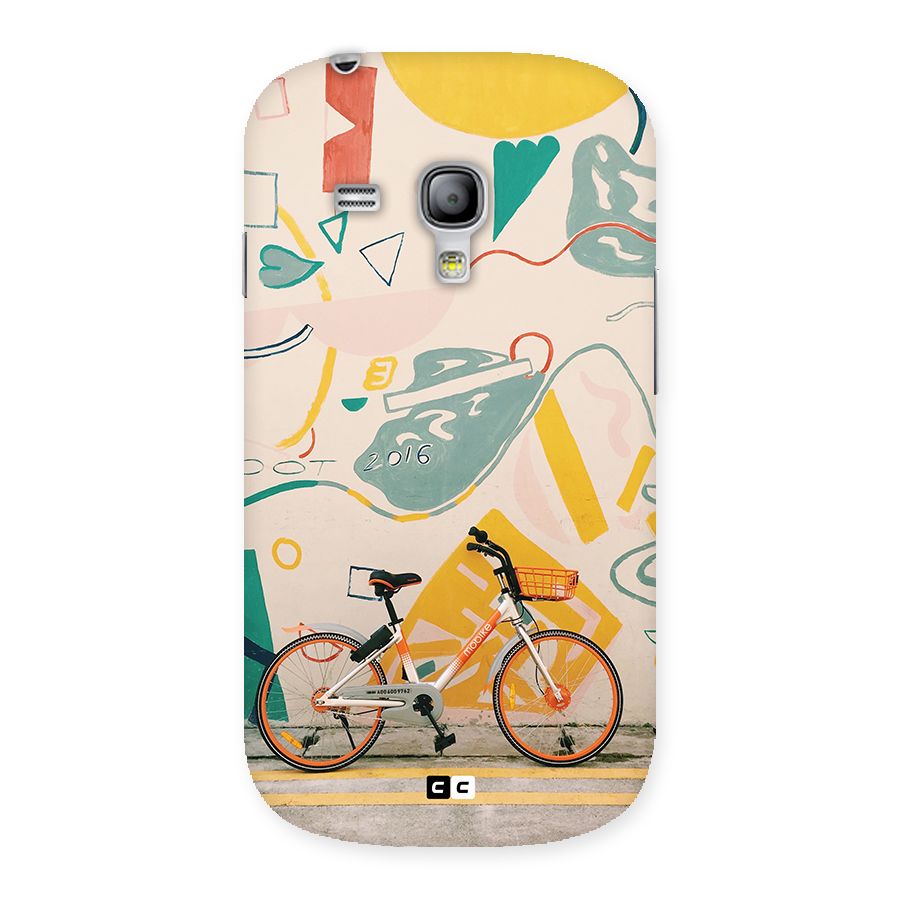 Street Art Bicycle Back Case for Galaxy S3 Mini