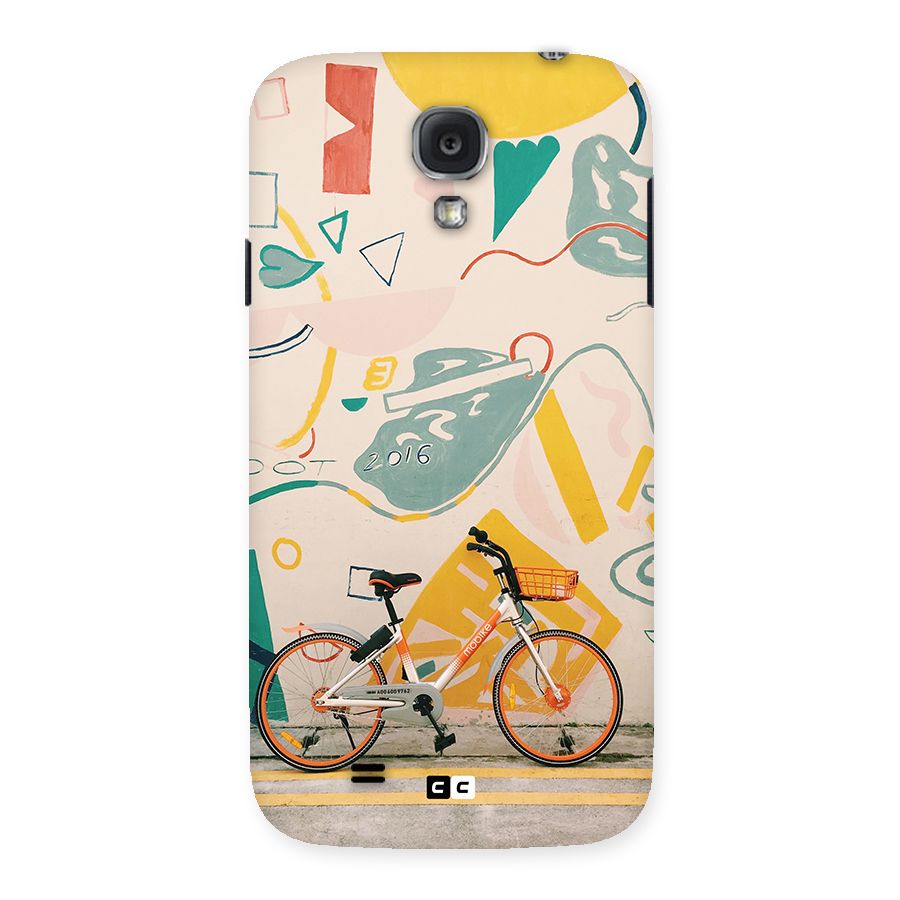 Street Art Bicycle Back Case for Galaxy S4
