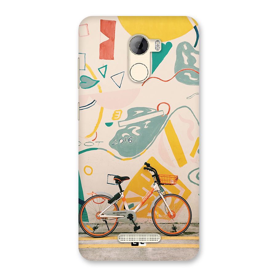 Street Art Bicycle Back Case for Gionee A1 LIte