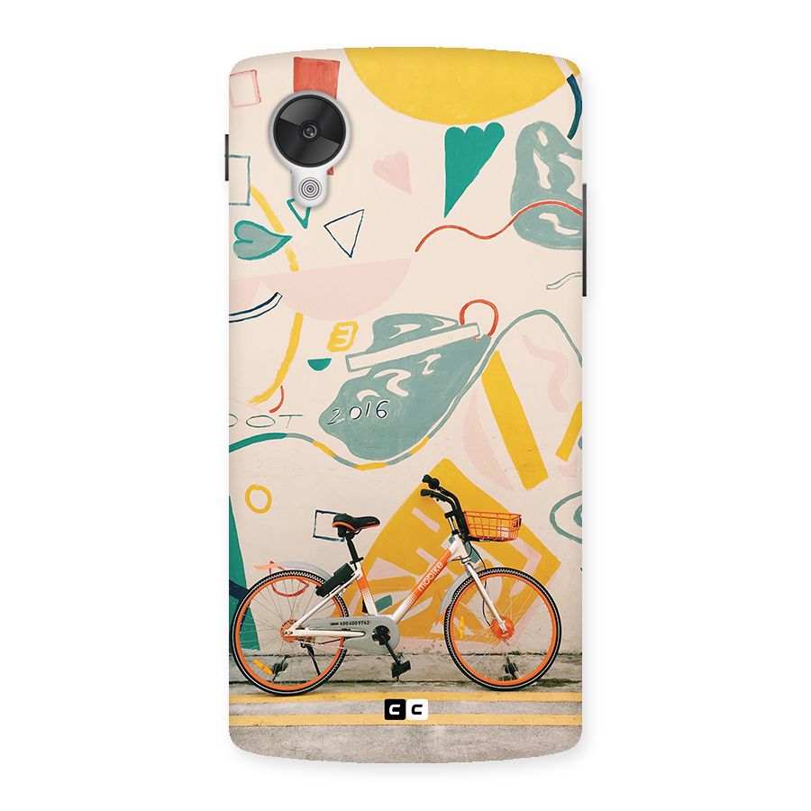 Street Art Bicycle Back Case for Google Nexus 5
