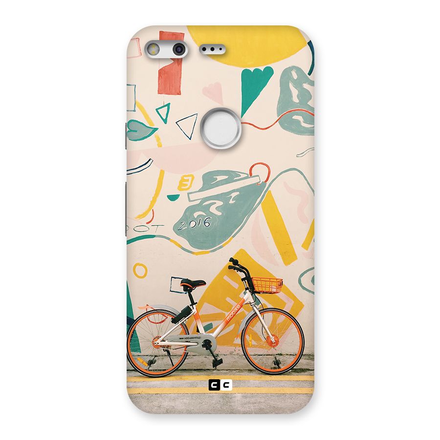 Street Art Bicycle Back Case for Google Pixel