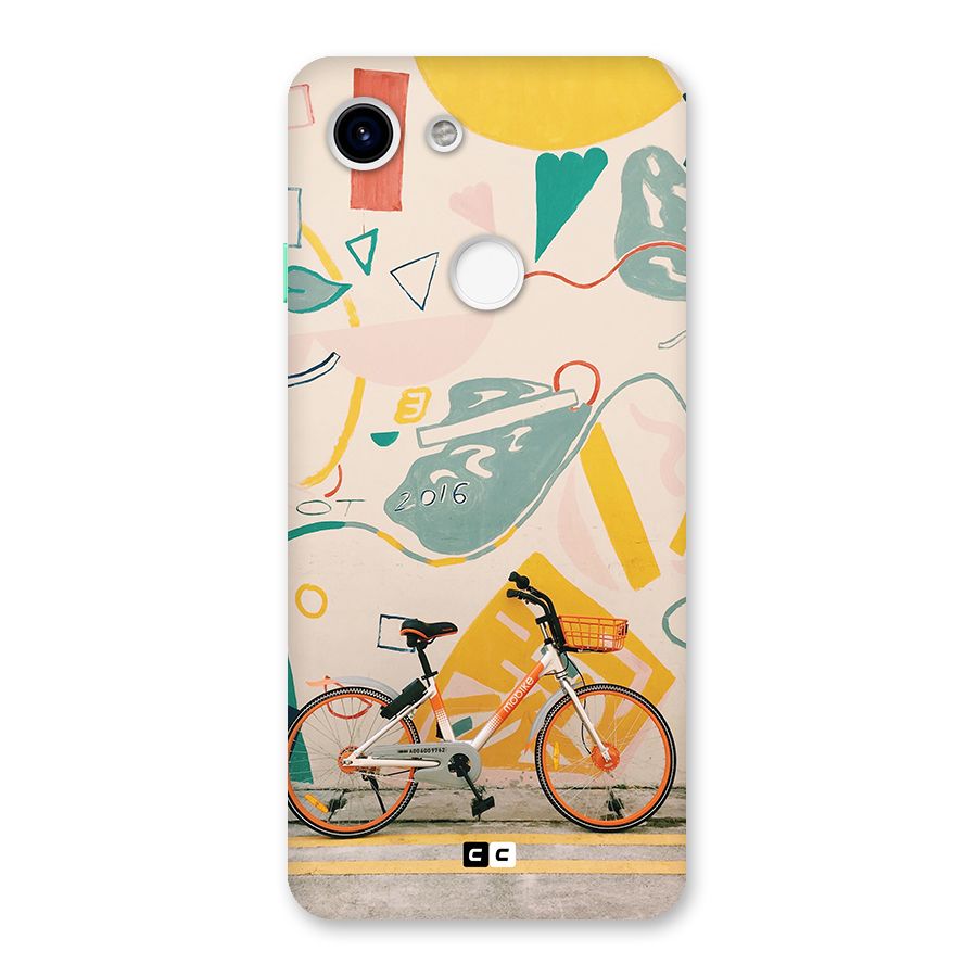 Street Art Bicycle Back Case for Google Pixel 3