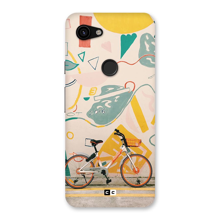 Street Art Bicycle Back Case for Google Pixel 3a