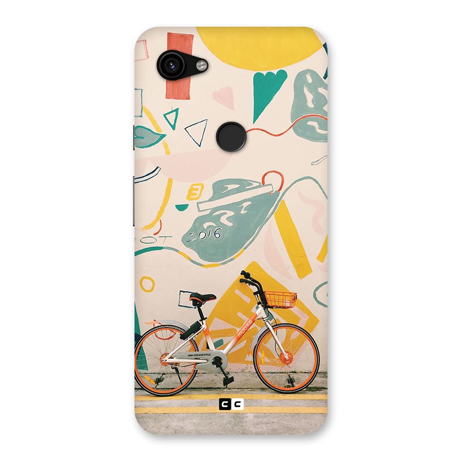 Street Art Bicycle Back Case for Google Pixel 3a XL