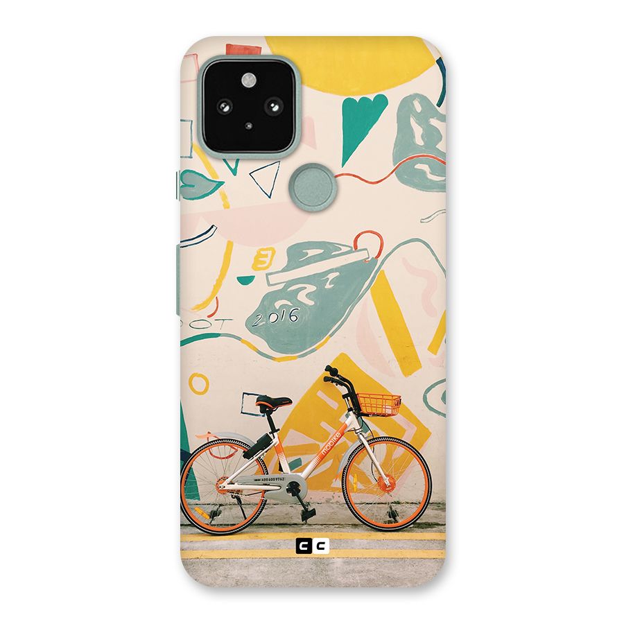 Street Art Bicycle Back Case for Google Pixel 5