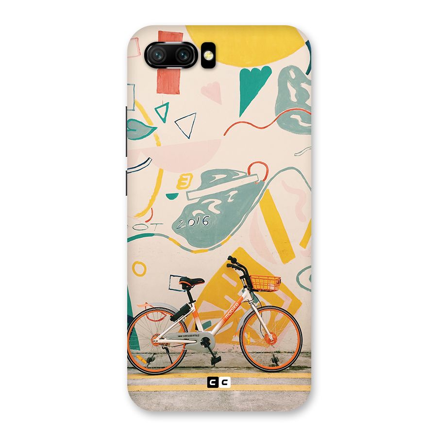 Street Art Bicycle Back Case for Honor 10
