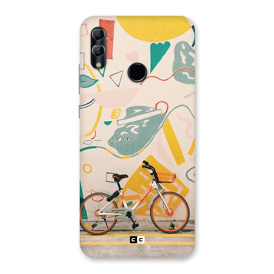 Street Art Bicycle Back Case for Honor 10 Lite