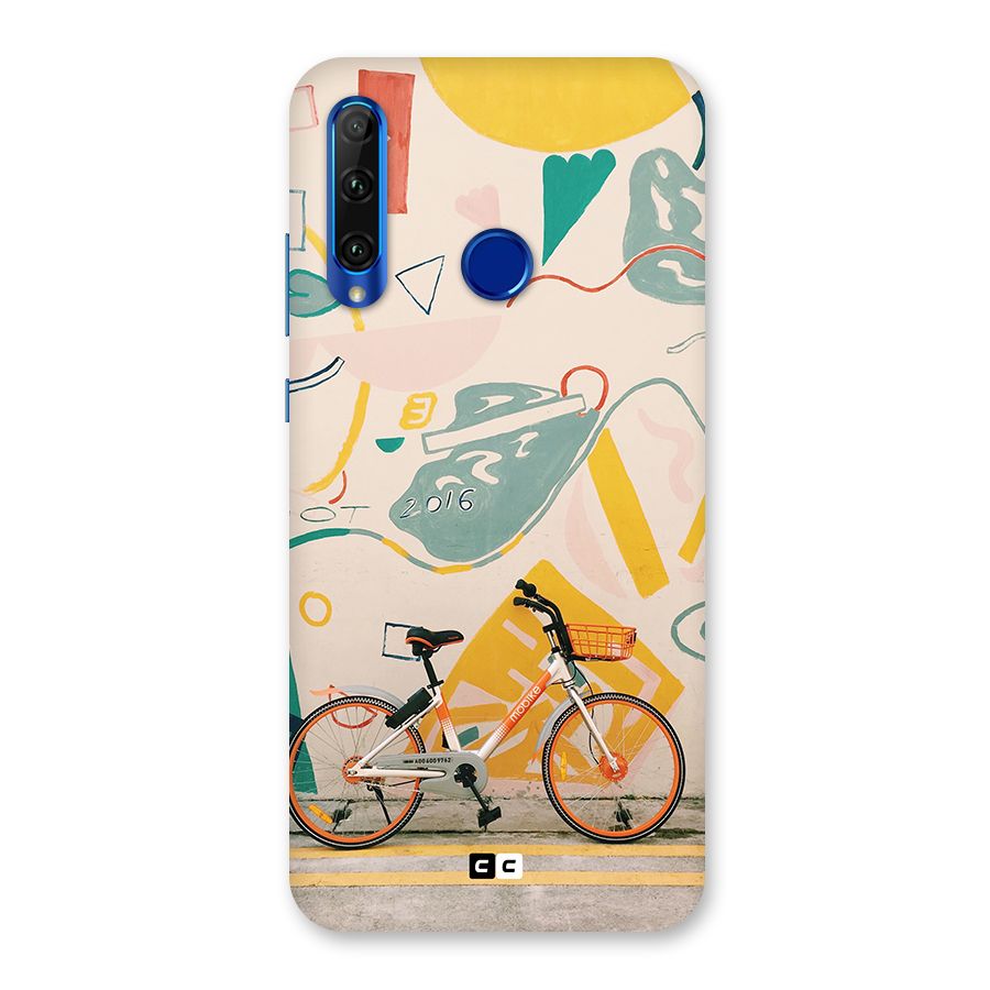 Street Art Bicycle Back Case for Honor 20i