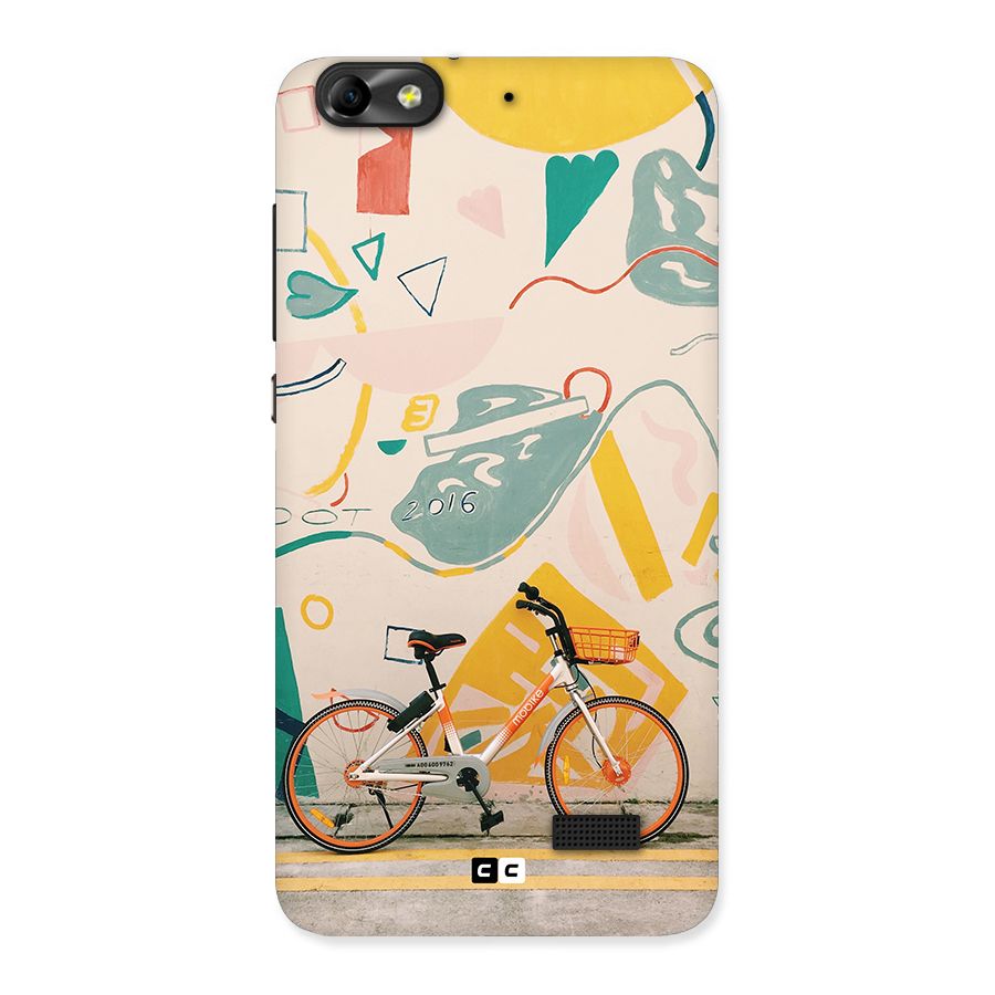Street Art Bicycle Back Case for Honor 4C