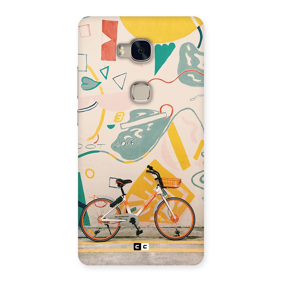 Street Art Bicycle Back Case for Honor 5X