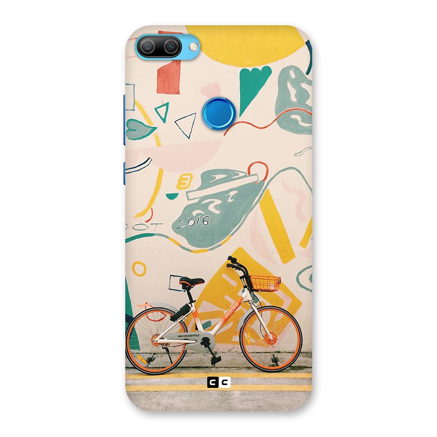 Street Art Bicycle Back Case for Honor 9N