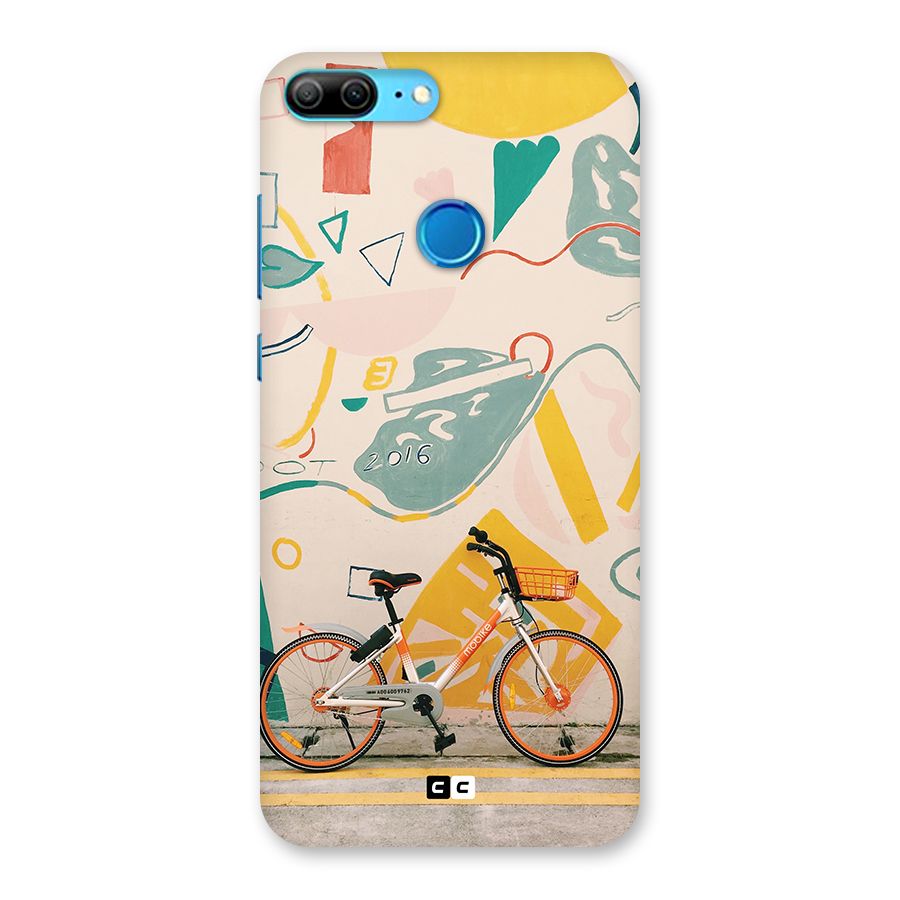 Street Art Bicycle Back Case for Honor 9 Lite
