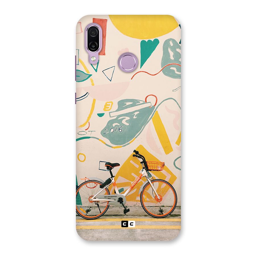 Street Art Bicycle Back Case for Honor Play