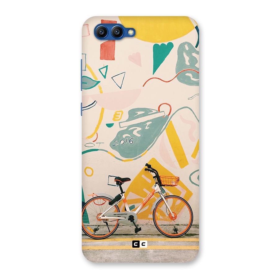 Street Art Bicycle Back Case for Honor View 10