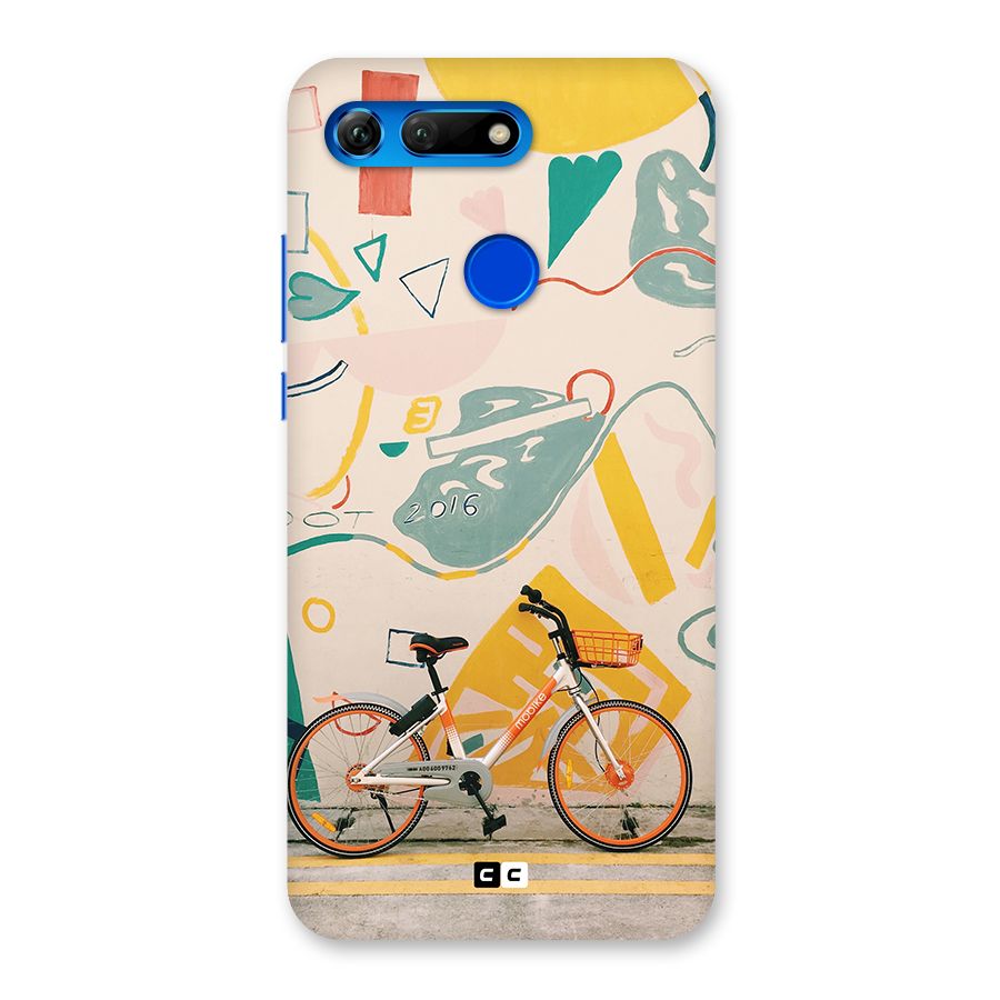 Street Art Bicycle Back Case for Honor View 20