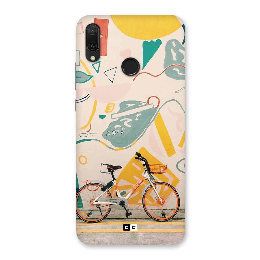 Street Art Bicycle Back Case for Huawei Y9 (2019)