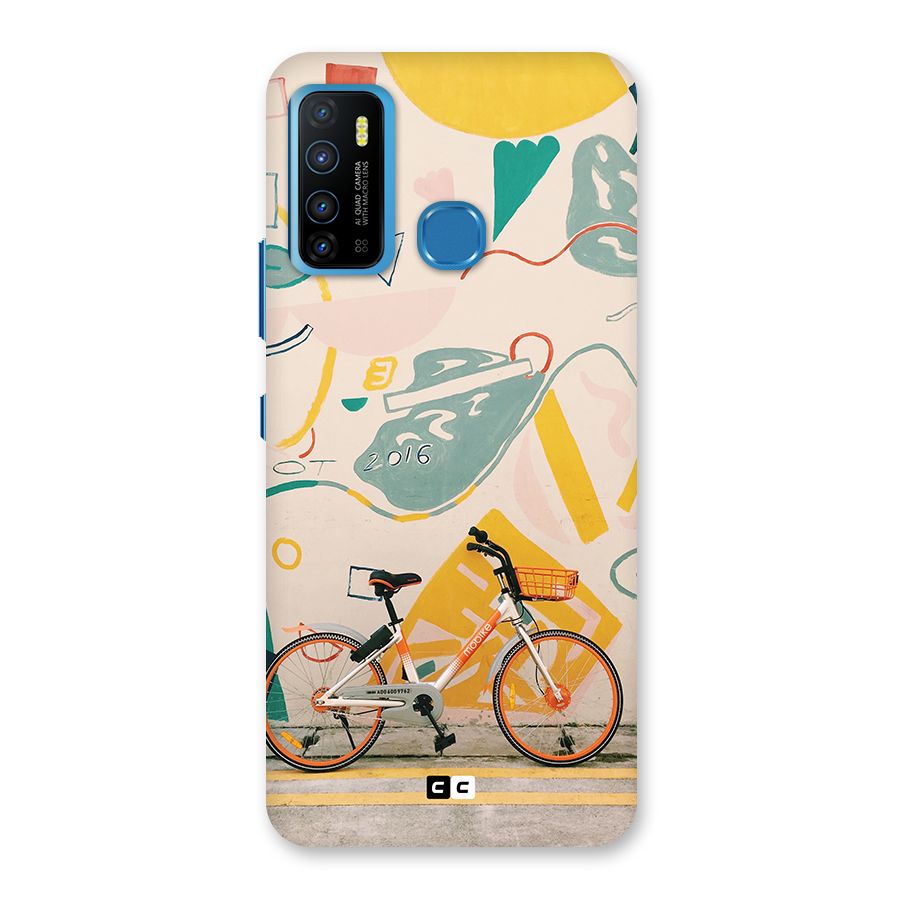 Street Art Bicycle Back Case for Infinix Hot 9