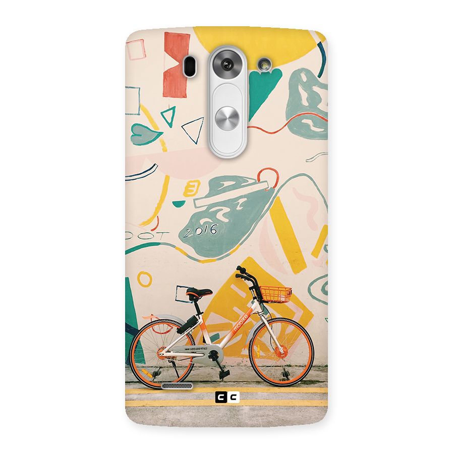 Street Art Bicycle Back Case for LG G3 Beat