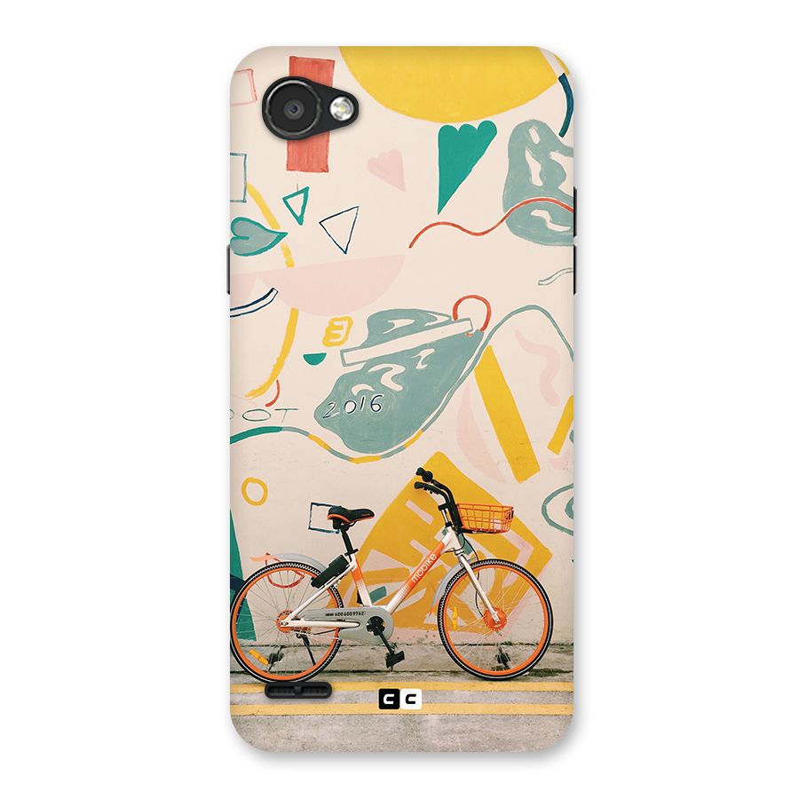 Street Art Bicycle Back Case for LG Q6