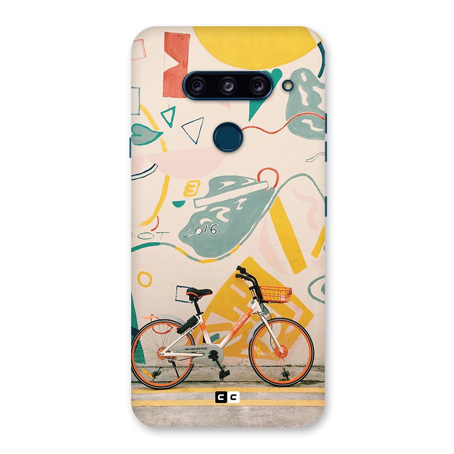 Street Art Bicycle Back Case for LG  V40 ThinQ