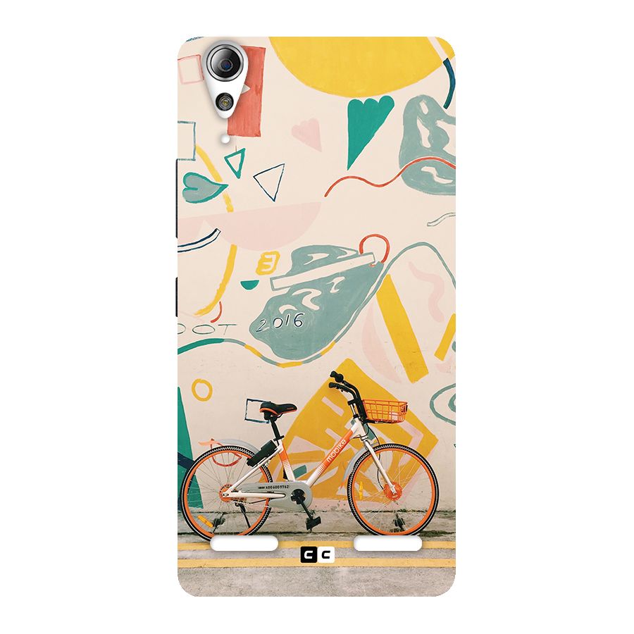 Street Art Bicycle Back Case for Lenovo A6000