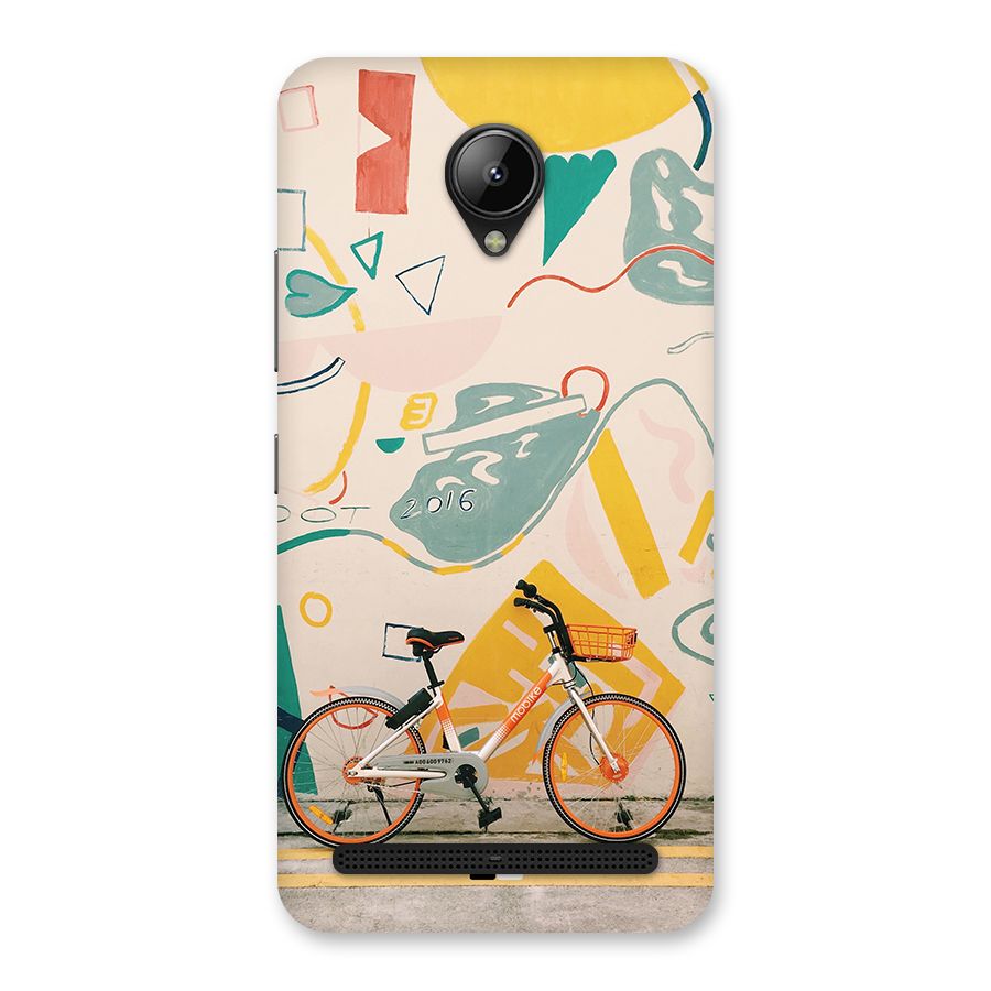 Street Art Bicycle Back Case for Lenovo C2