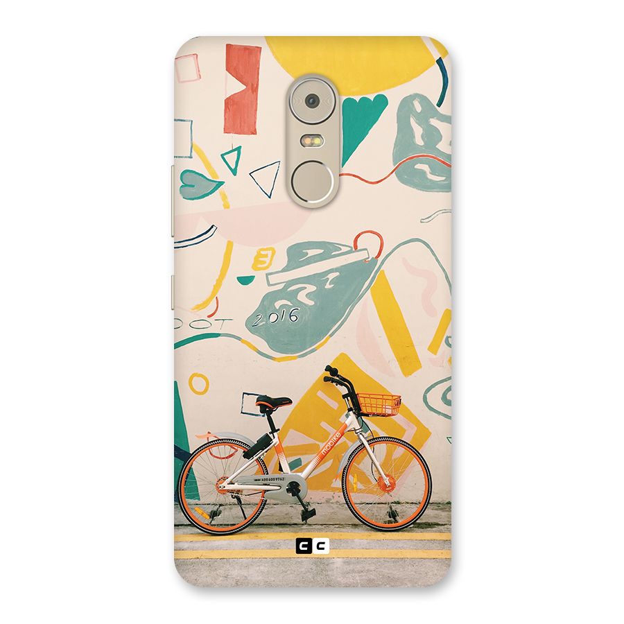 Street Art Bicycle Back Case for Lenovo K6 Note