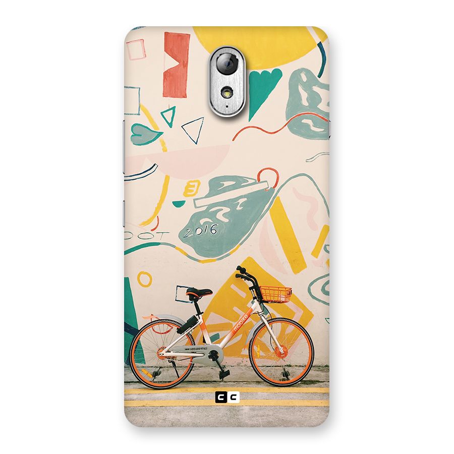 Street Art Bicycle Back Case for Lenovo Vibe P1M