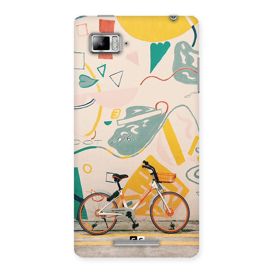 Street Art Bicycle Back Case for Lenovo Vibe Z K910
