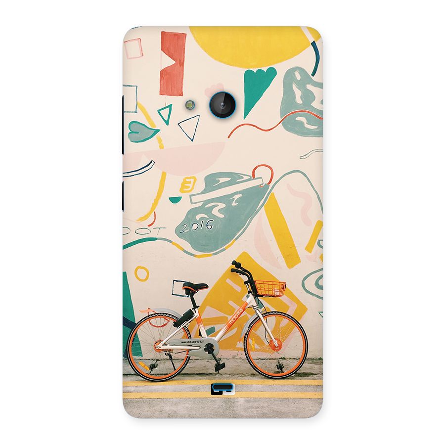 Street Art Bicycle Back Case for Lumia 540