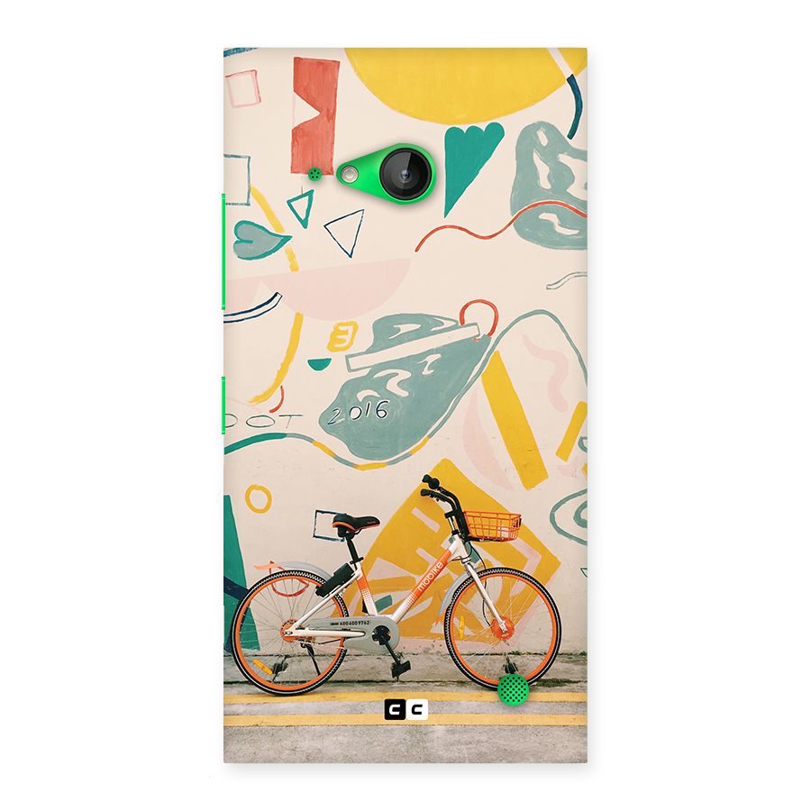 Street Art Bicycle Back Case for Lumia 730