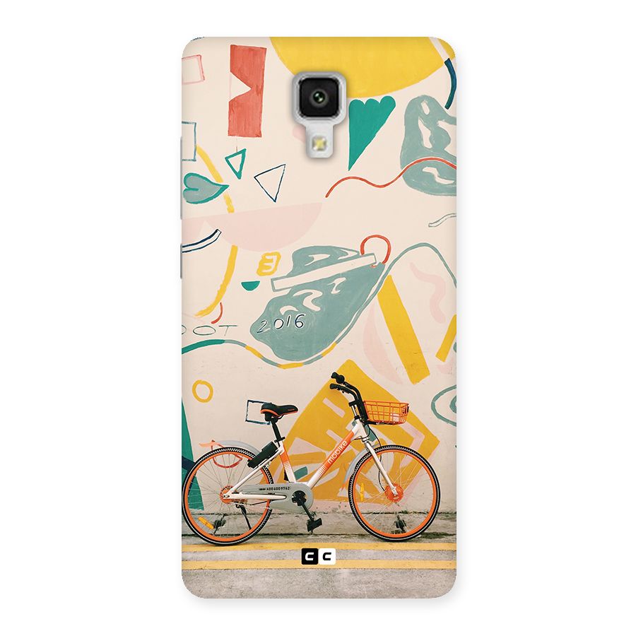 Street Art Bicycle Back Case for Mi4