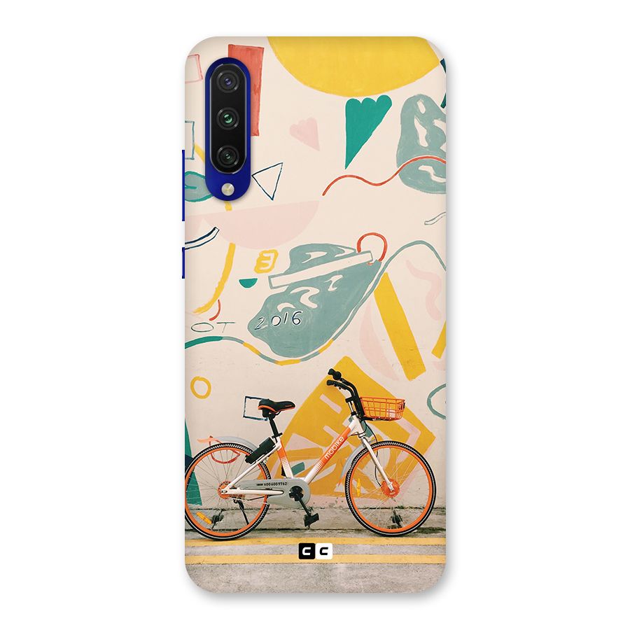 Street Art Bicycle Back Case for Mi A3