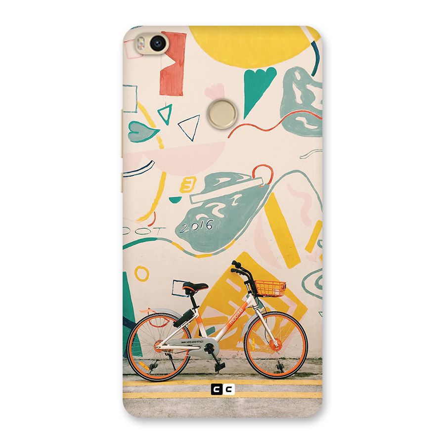 Street Art Bicycle Back Case for Mi Max 2