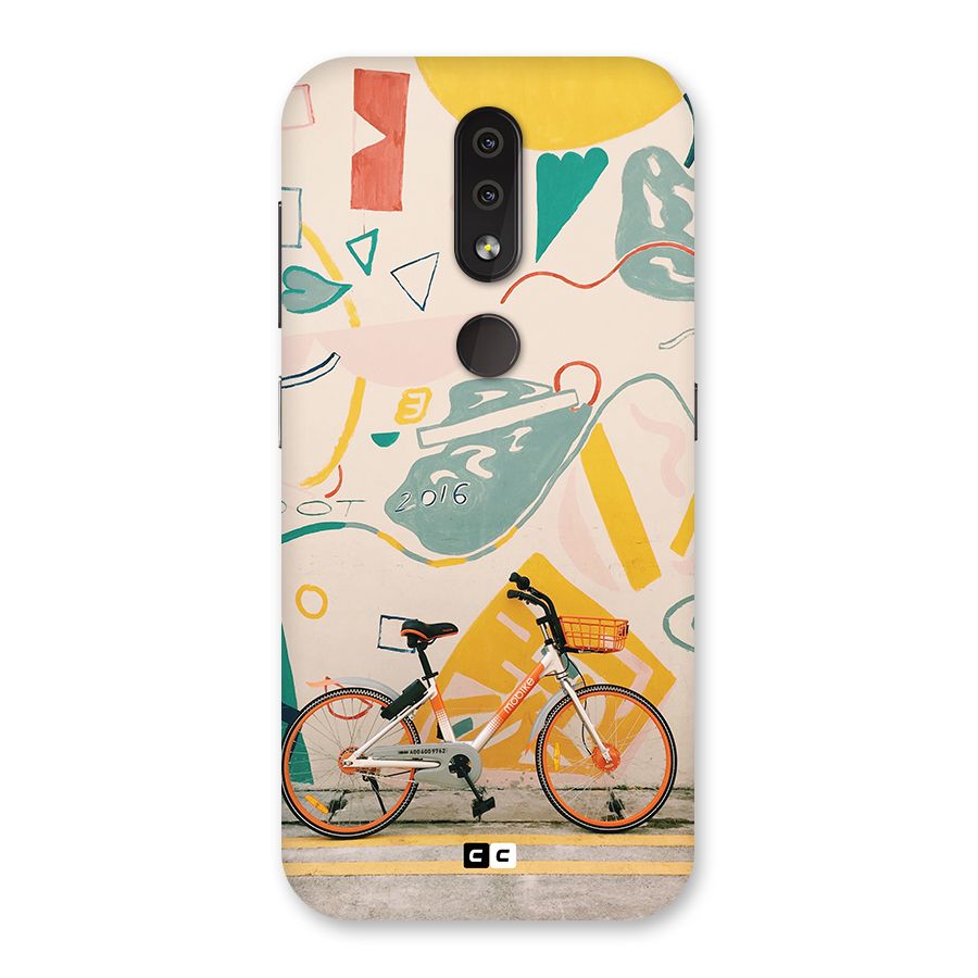 Street Art Bicycle Back Case for Nokia 4.2
