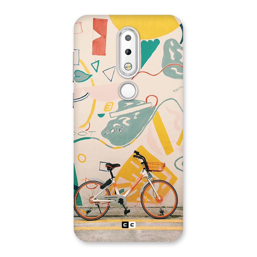 Street Art Bicycle Back Case for Nokia 6.1 Plus