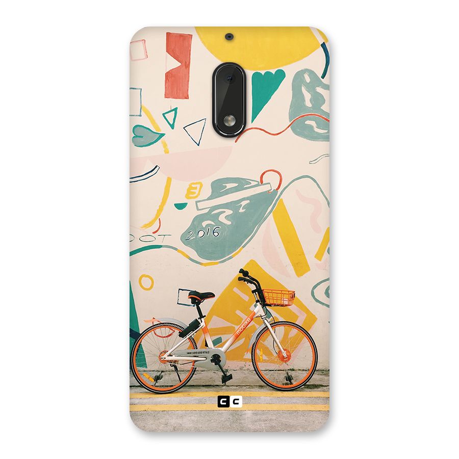 Street Art Bicycle Back Case for Nokia 6