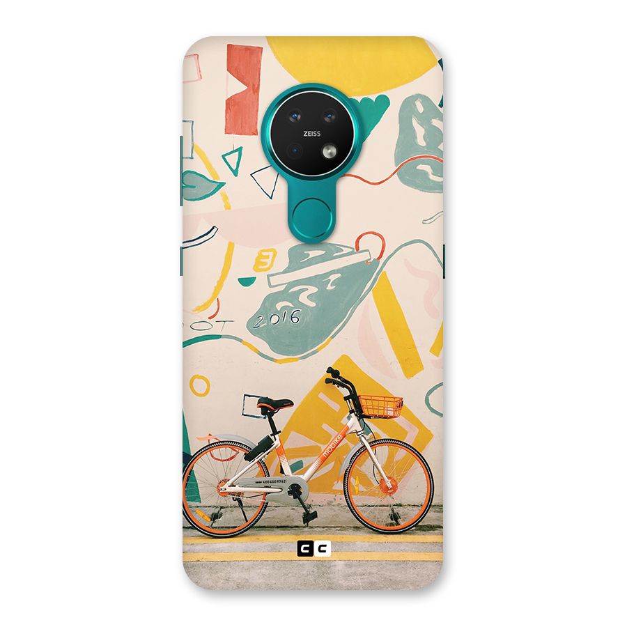 Street Art Bicycle Back Case for Nokia 7.2