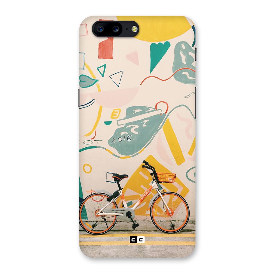Street Art Bicycle Back Case for OnePlus 5