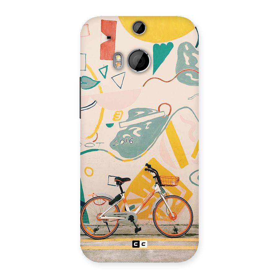 Street Art Bicycle Back Case for One M8