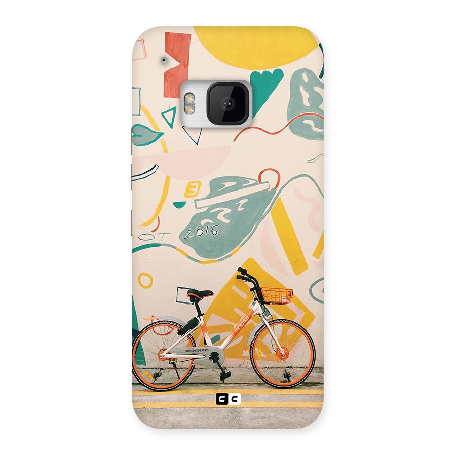 Street Art Bicycle Back Case for One M9