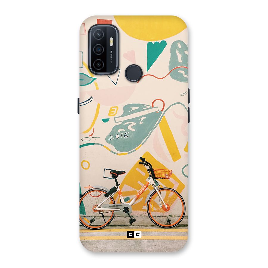 Street Art Bicycle Back Case for Oppo A32